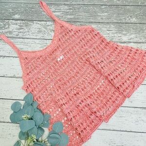 Inked & Faded Crochet Tank Top